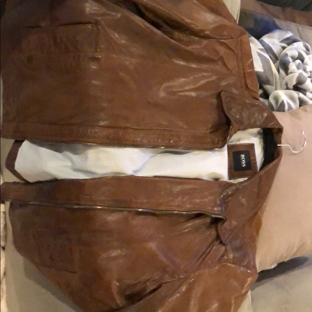 Hugo Boss Leather Jacket